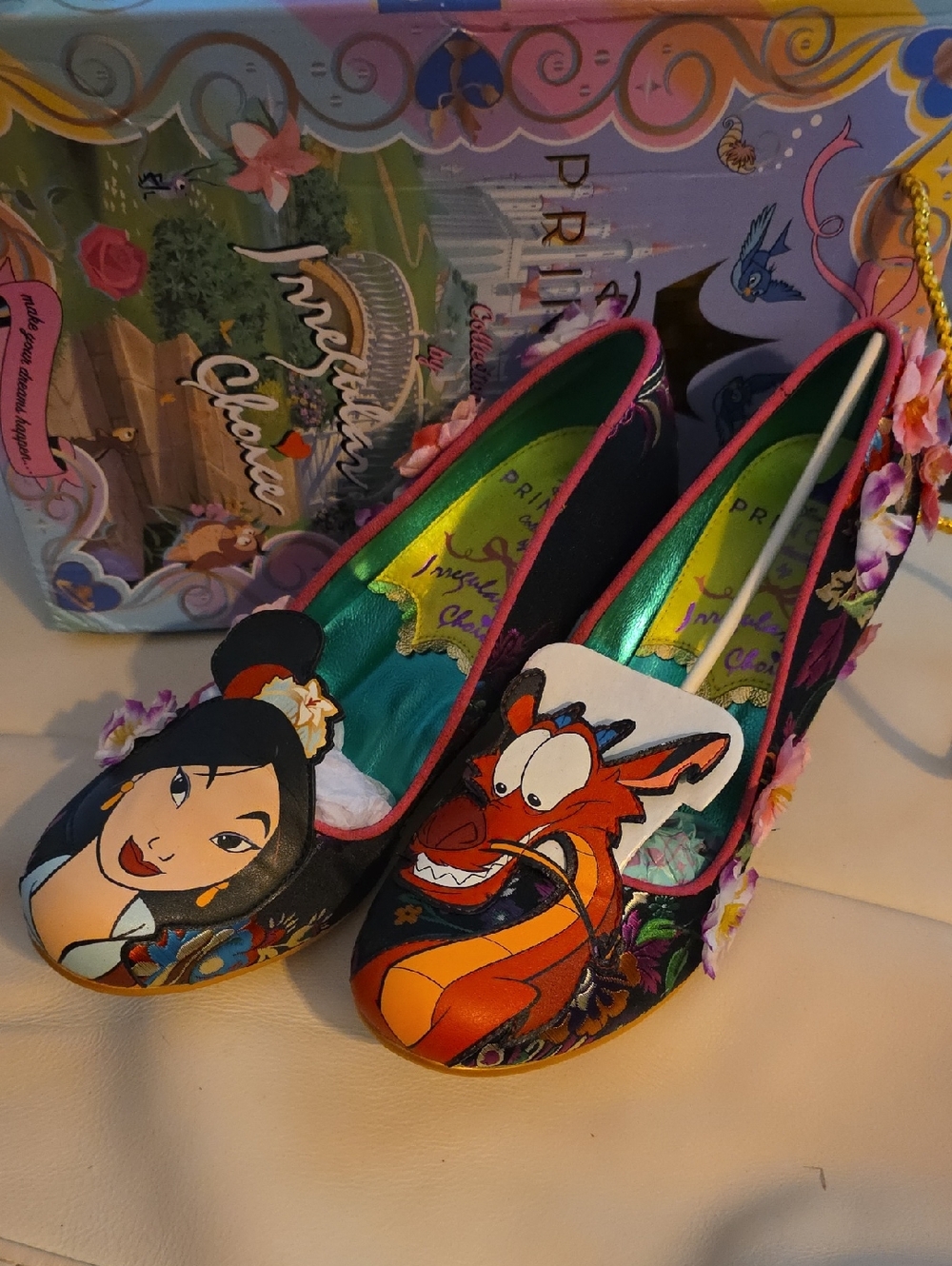 Disney's Mulan Woman's Heels By Irregular Choice  NWT UK 40